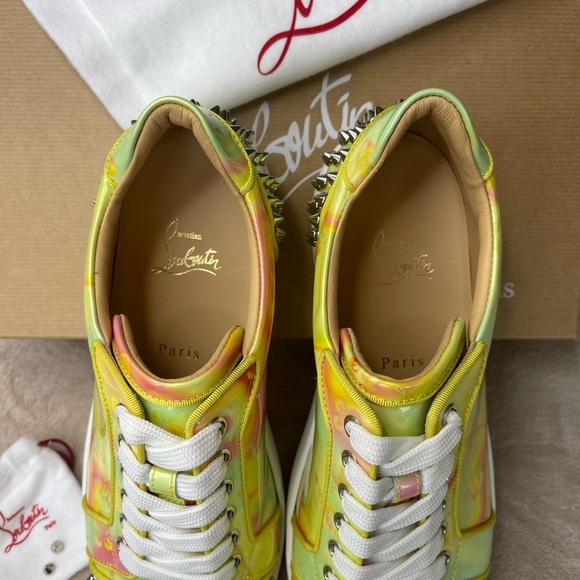 New, Authentic Christian Louboutin sneakers with spikes - Picture 7 of 8
